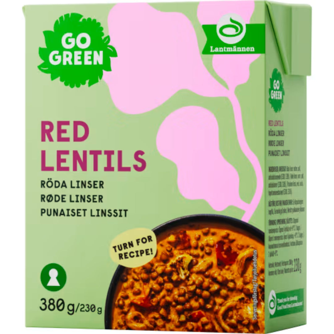 Gogreen Röda Linser - Red Lentils 380g