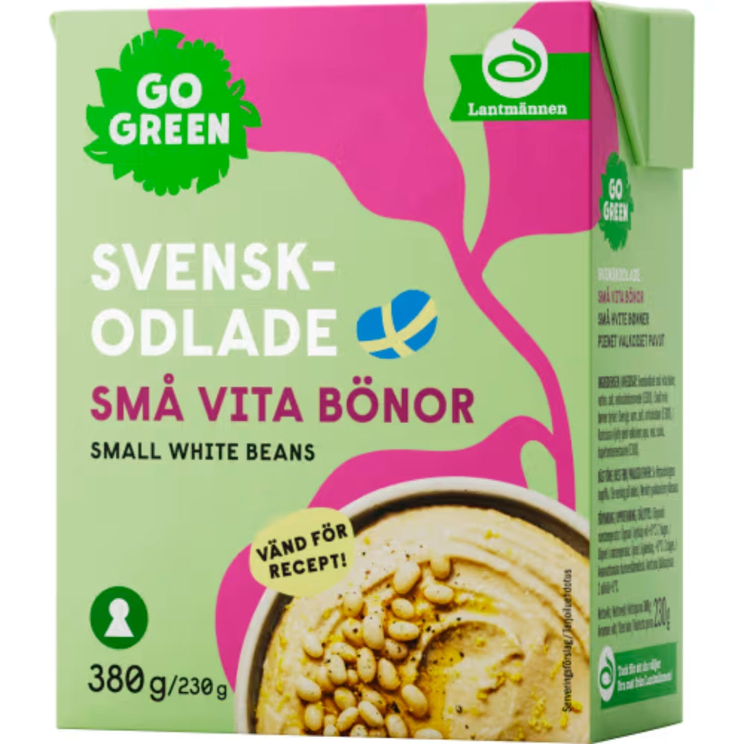 Gogreen Vita Bönor Små Svenska - Small White Beans 380g
