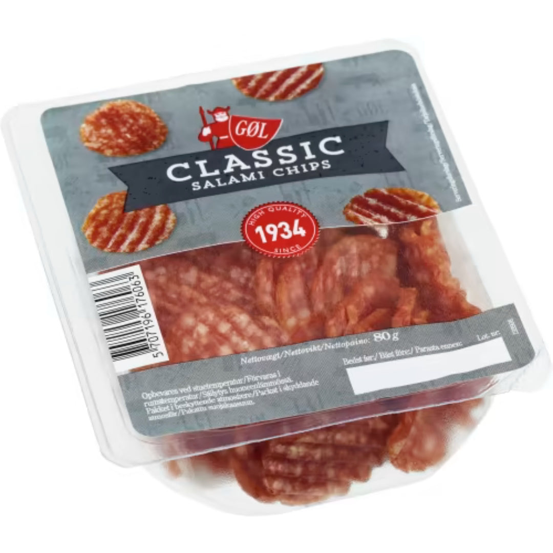 Göl Classic Salami Chips - Classic Salami Chips 80g