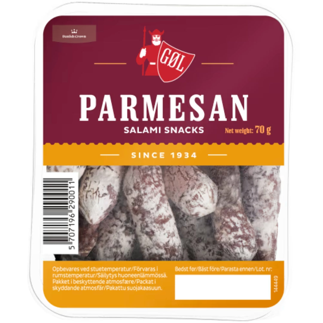 Göl Parmesan Salami Snacks - Salami Snacks Parmesan 70g