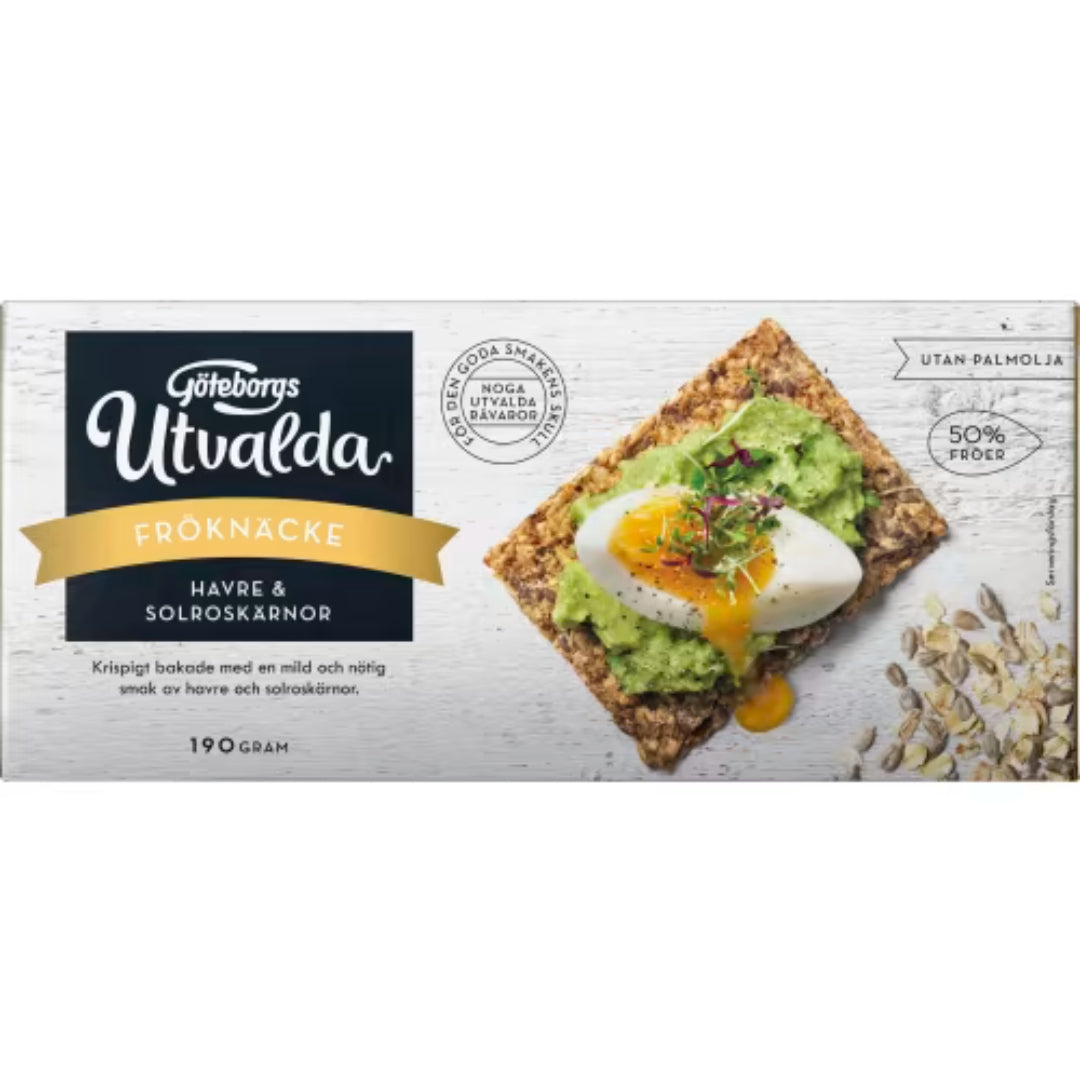 Göteborgs Havre Solros Fröknäcke Utvalda - Seed Crispbread 190g