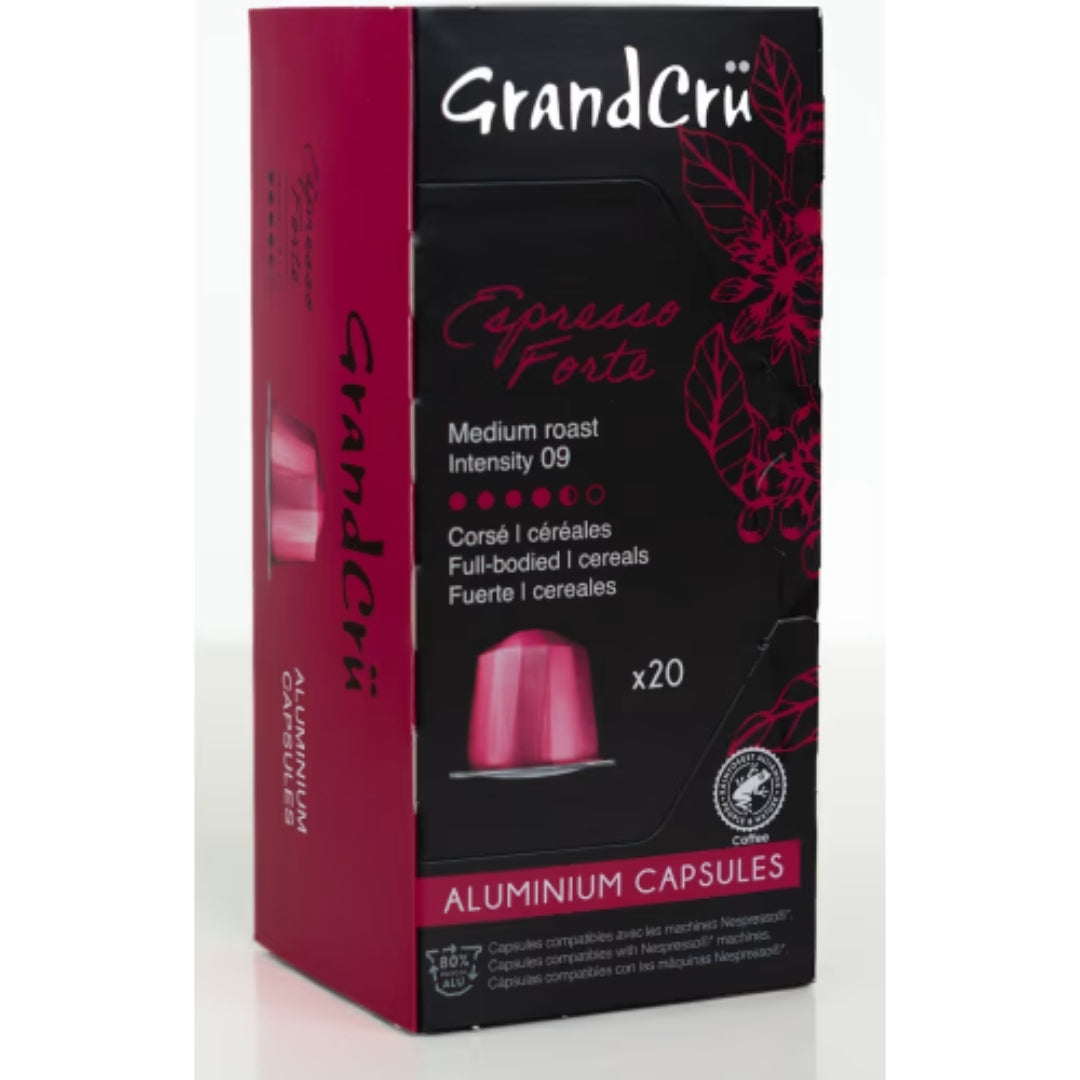 Grand Cru Espresso Forte Kaffekapslar - Espresso Forte Coffee Capsules 20p
