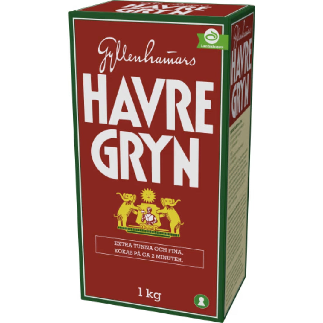 Gyllenhamars Havregryn - Extra Fine Rolled Oats 1kg