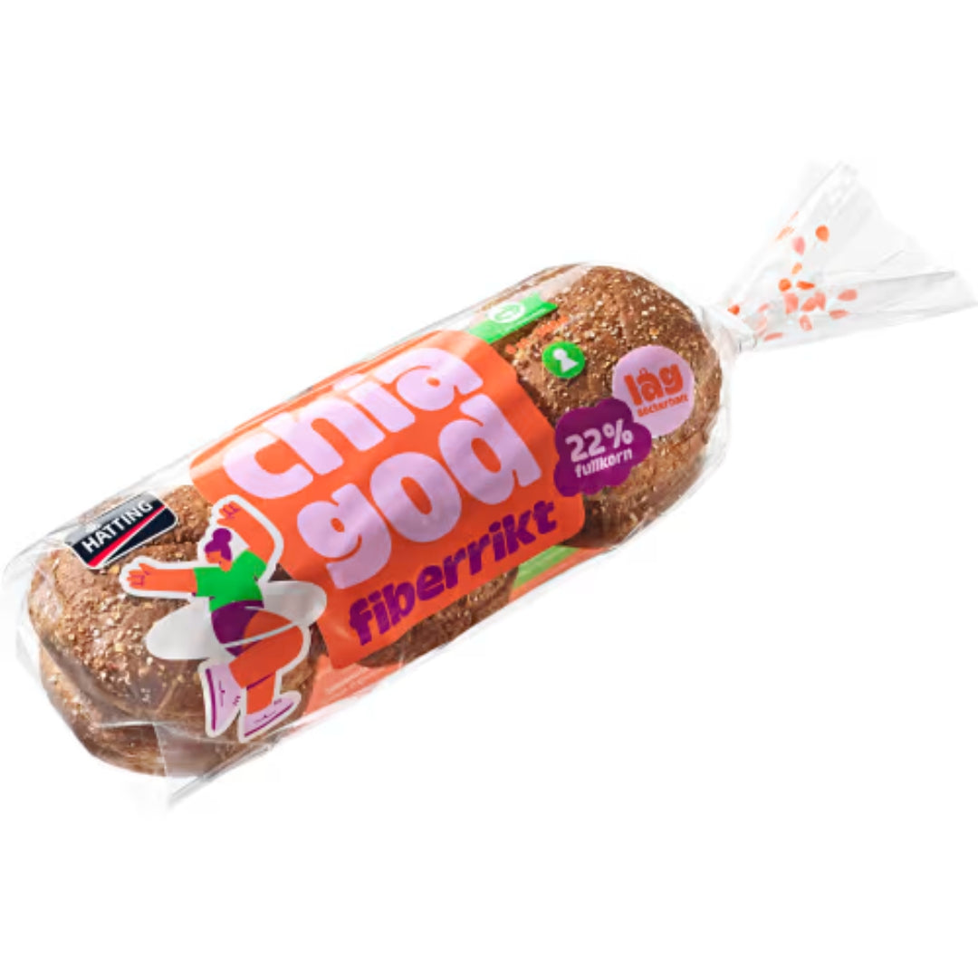 Hatting Chia God 6-pack - Bread with High Protein 360g