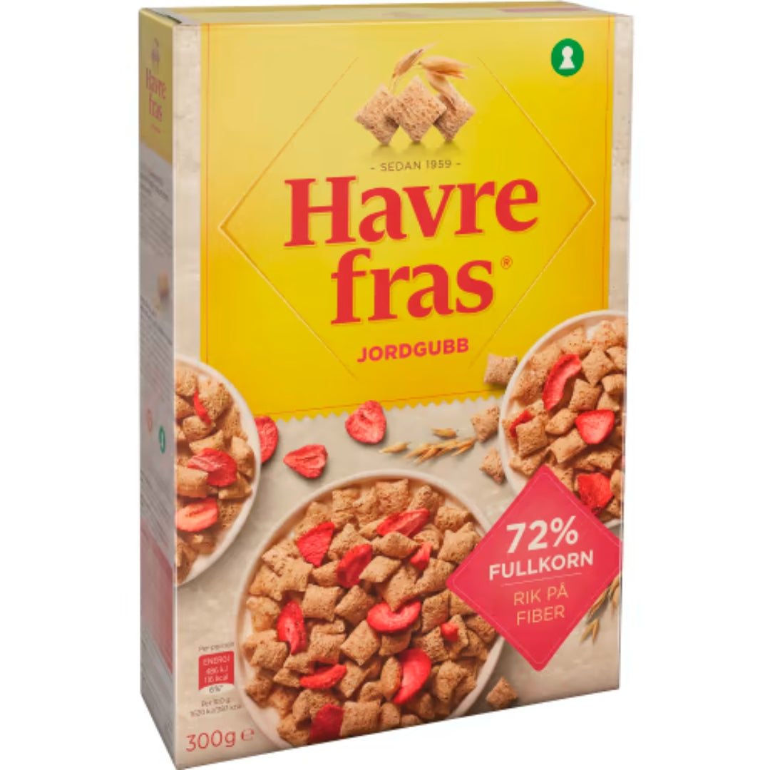 Havrefras Jordgubb - Strawberry Oat Cereal 300g