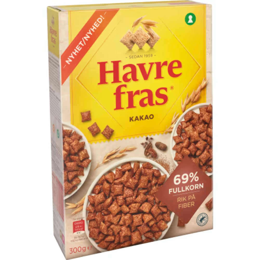 Havrefras Kakao - Cocoa Oat Cereal 300g