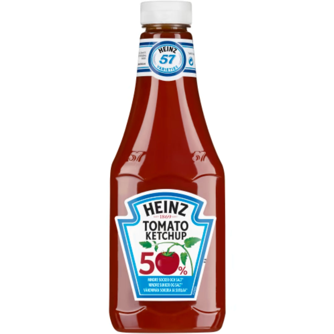Heinz Tomatketchup -50% - Heinz Reduced Sugar & Salt Ketchup 960g