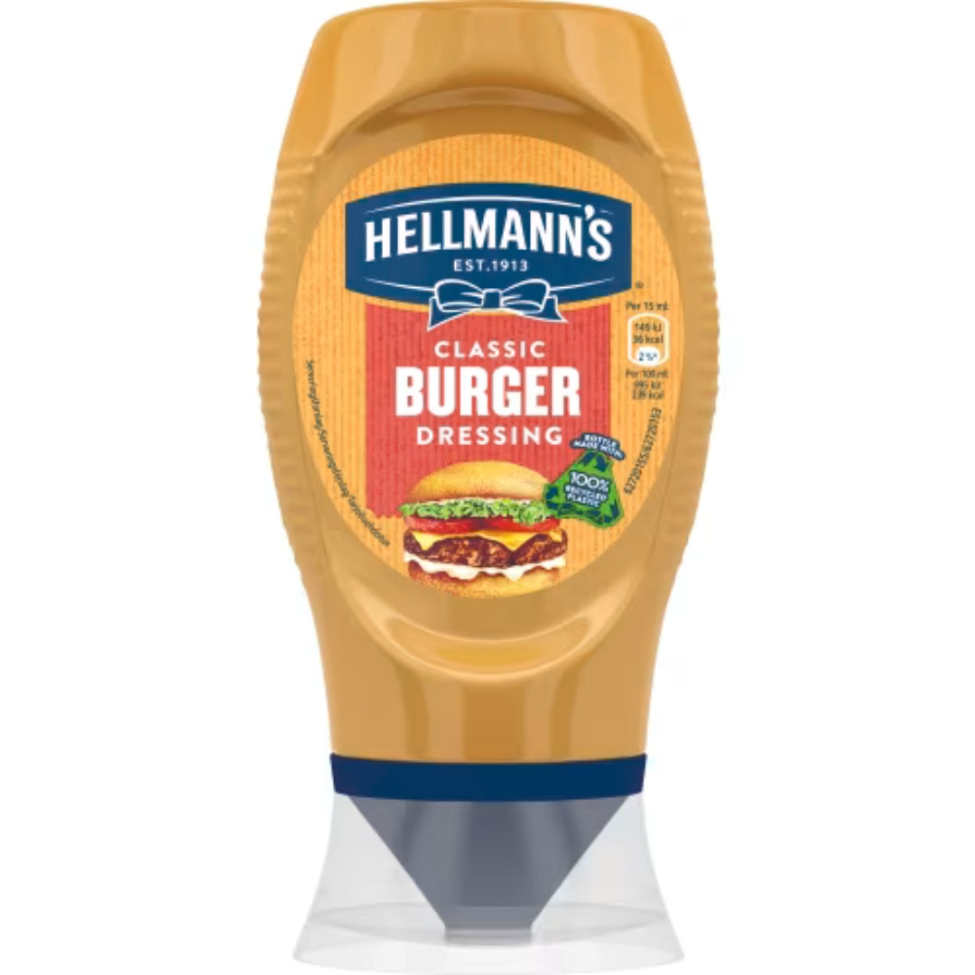 Hellmann's Hamburger Dressing - Classic Burger Dressing 250ml