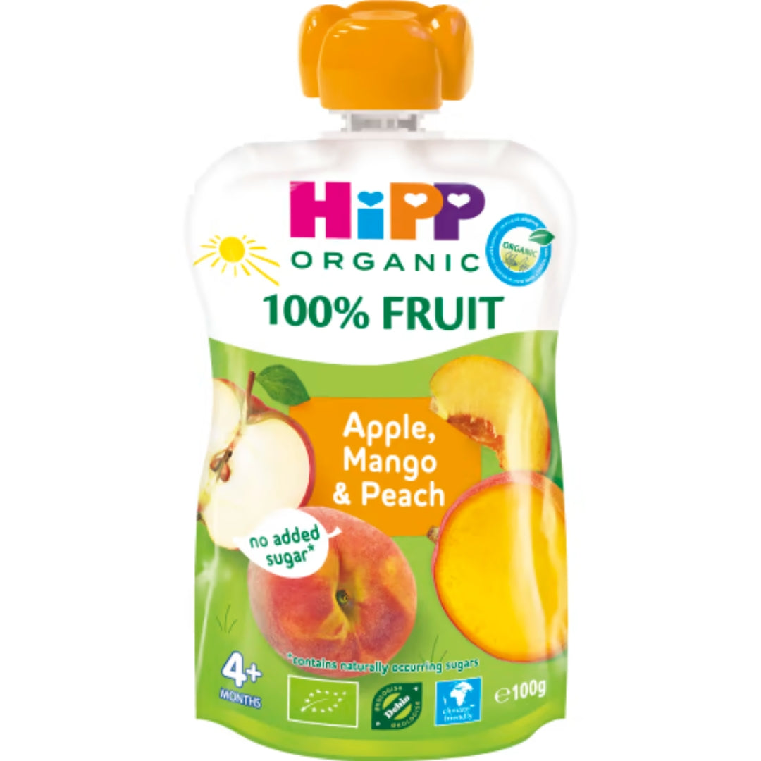 Hipp Apple Mango Peach 4 månader - Organic Smoothie 100g