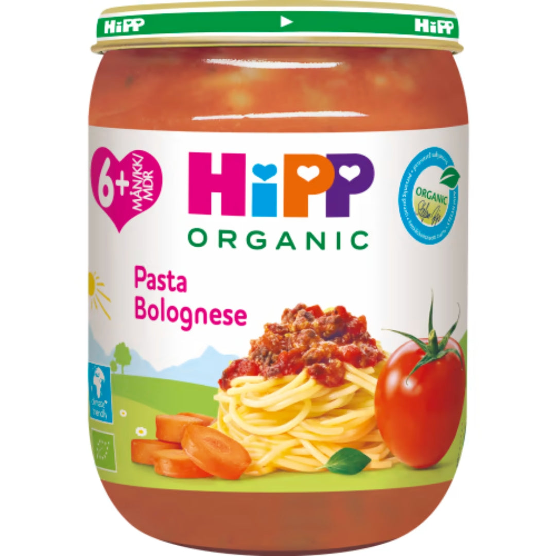 Hipp Bolognese Pasta 6 Månader - Organic Pasta Bolognese 190g