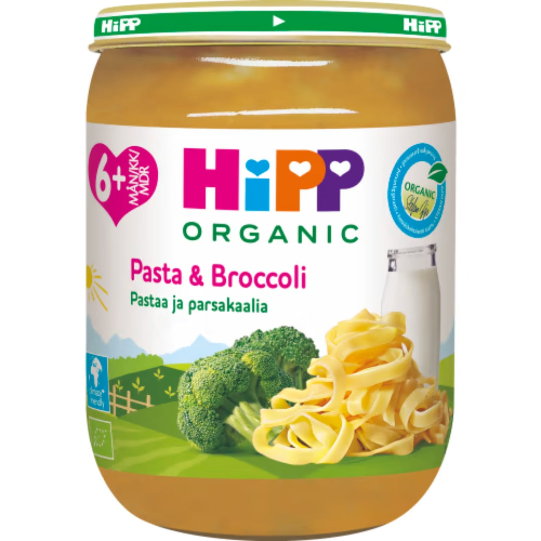 Hipp Pasta Broccoli 6 Månader - Organic Pasta with Broccoli 190g