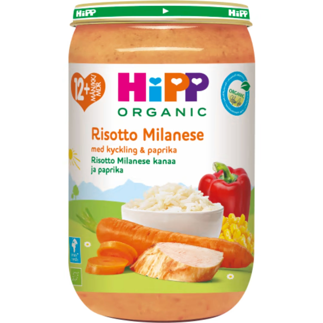 Hipp Risotto Milanese Kyckling 12 Månader - Organic Risotto Milanese 250g