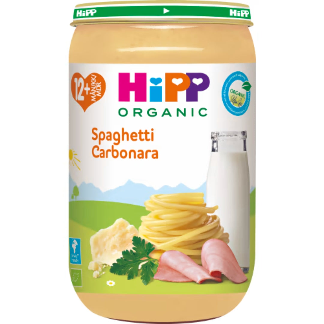 Hipp Spaghetti Carbonara 12 Månader - Organic Spaghetti Carbonara 250g