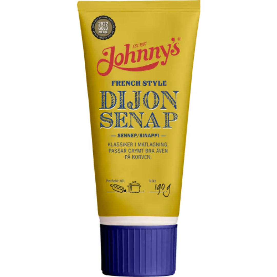 Johnny's Dijonsenap French Style - Dijon Mustard 190g