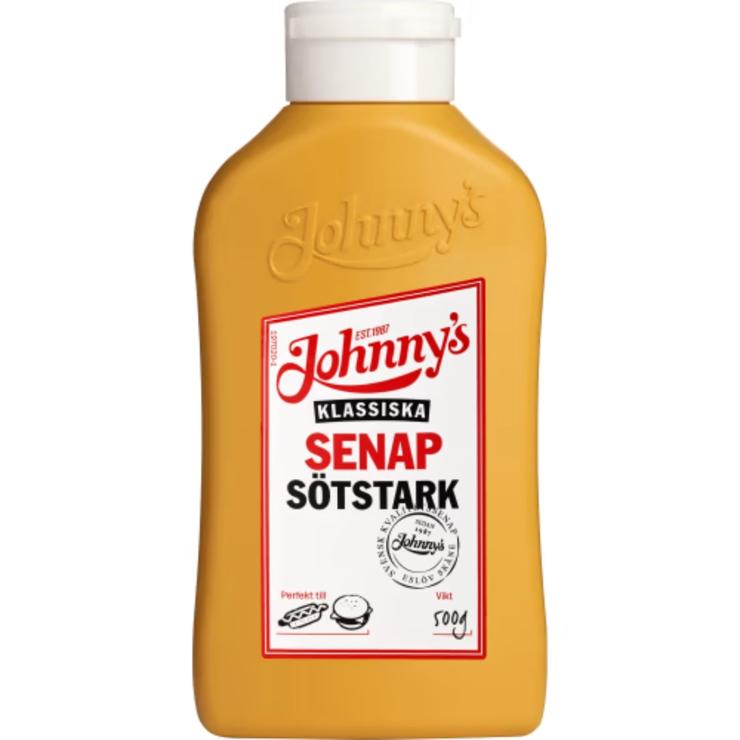 Johnny's Senap Sötstark - Sweet & Strong Mustard 500g