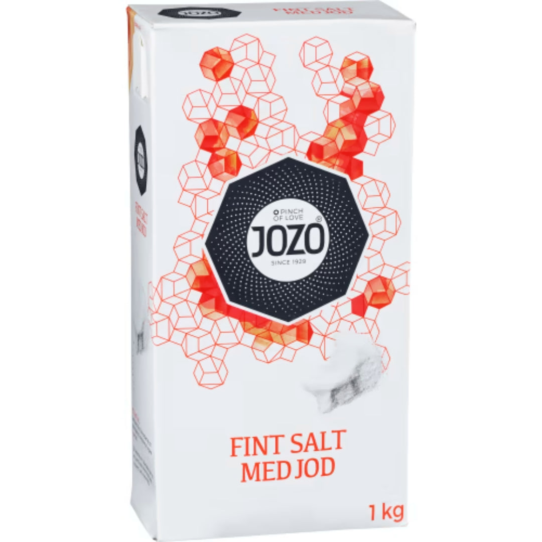Jozo Salt med Jod - Fine-Grained Table Salt with Iodine 1kg