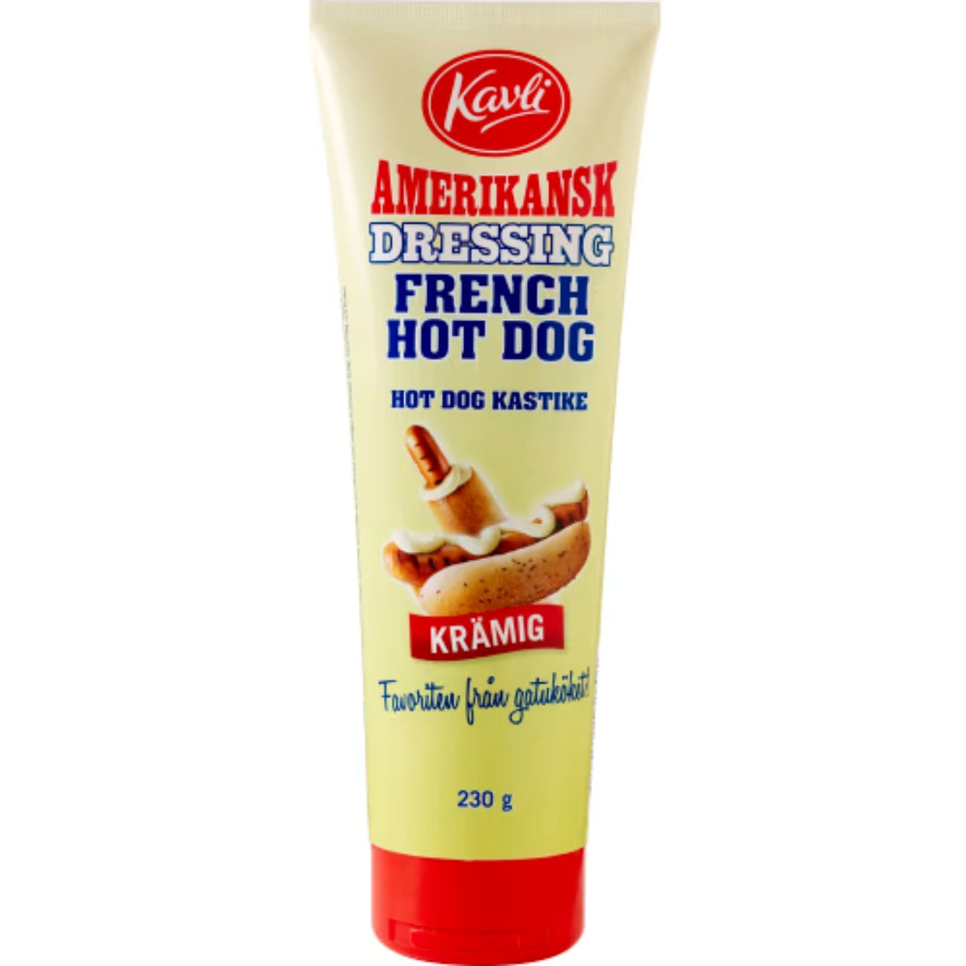 Kavli French Hot Dog Amerikansk Dressing - Creamy French Hot Dog Dressing 230g