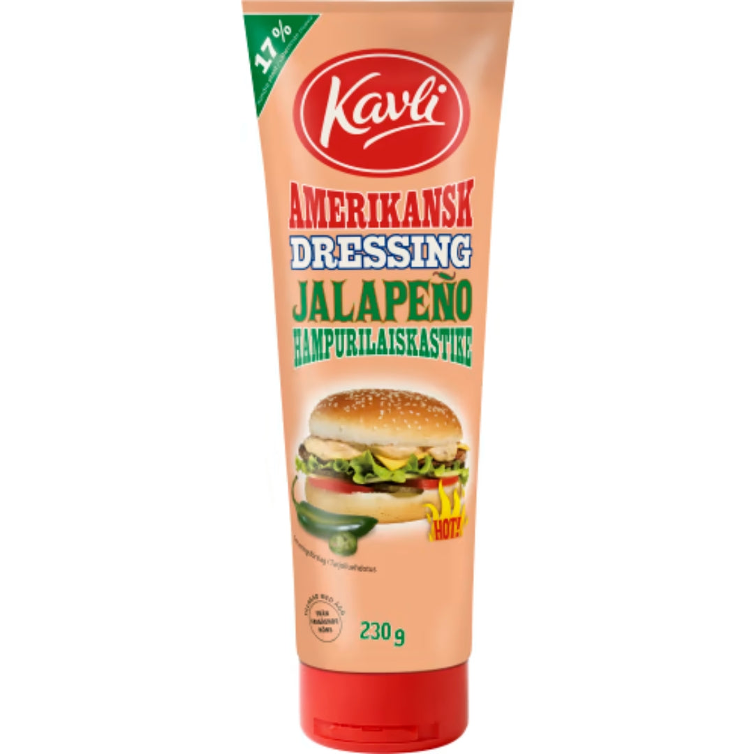 Kavli Jalapeño Amerikans Dressing - American Dressing Jalapeño 230g