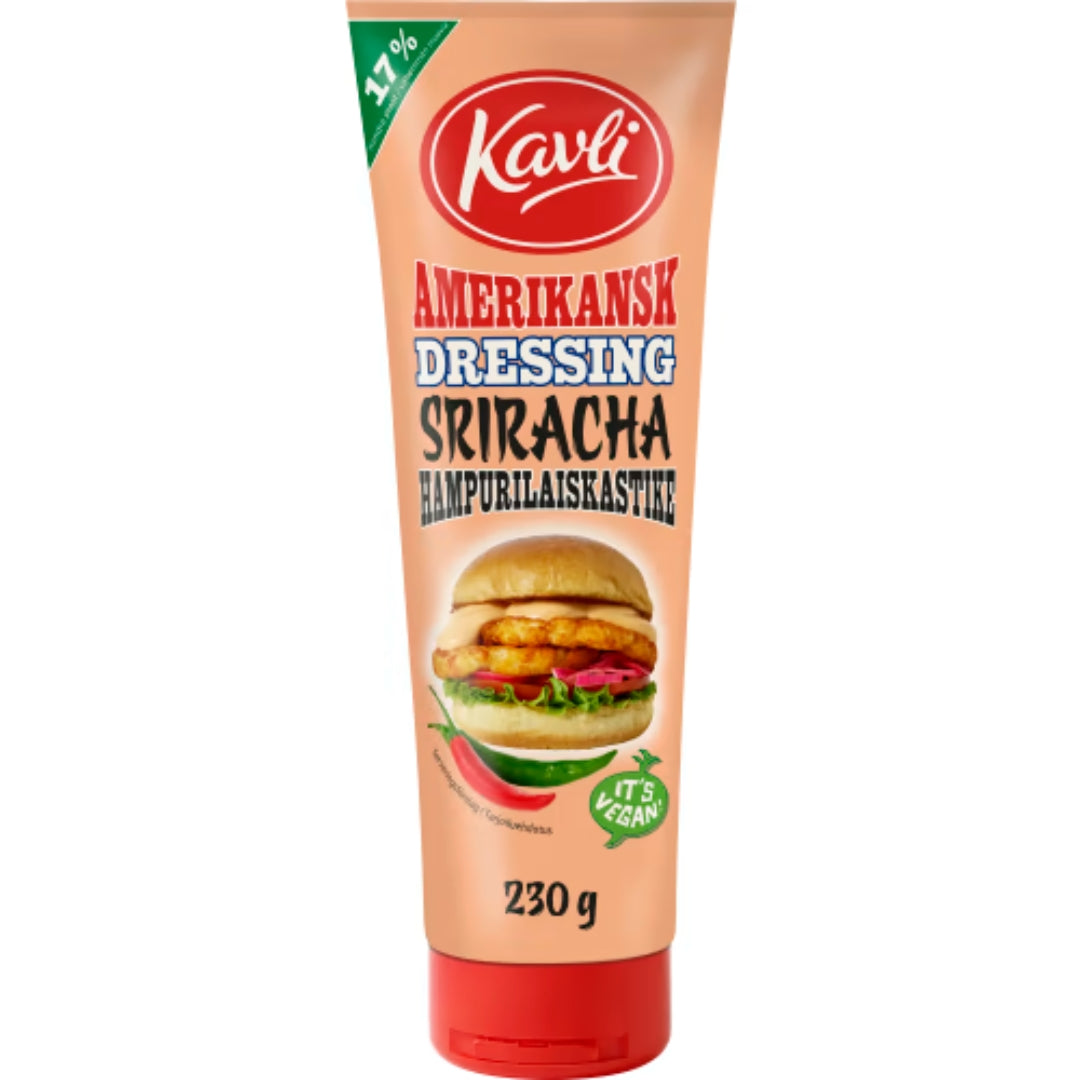 Kavli Sriracha Amerikansk Dressing - American Dressing Sriracha 230g