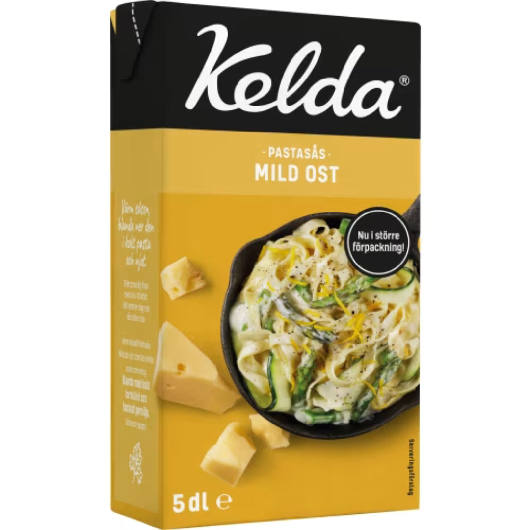 Kelda Mild Ost Pastasås - Mild Cheese Pasta Sauce 5dl