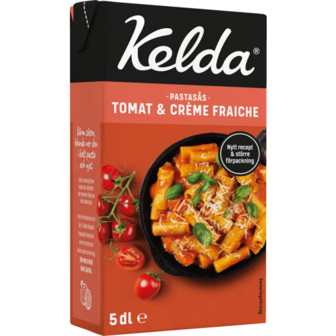 Kelda Pastasås Tomat Creme Fraiche - Tomato & Crème Fraîche Pasta Sauce 5dl