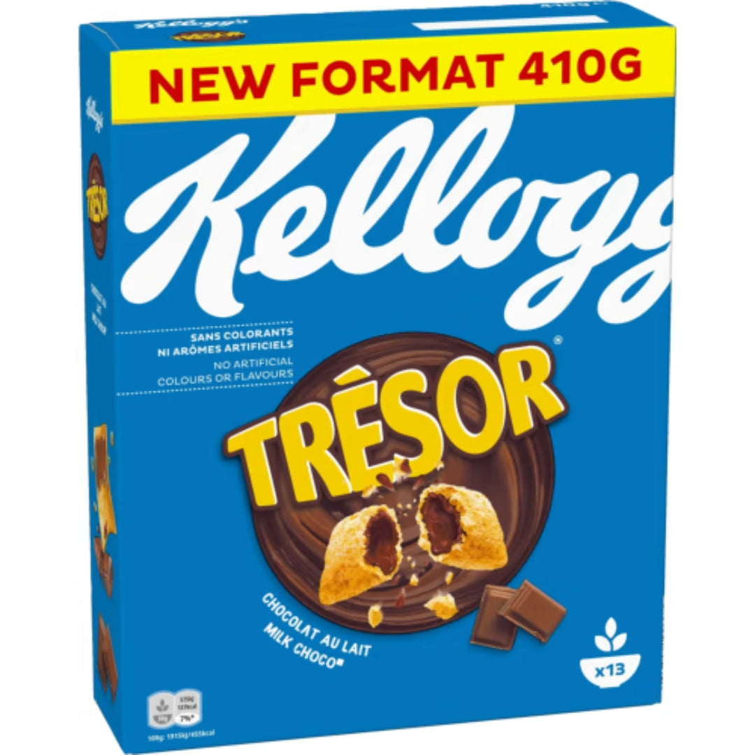 Kellogg's Milk Choco Tresor - Chocolate-Filled Cereal 410g
