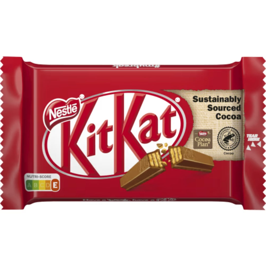 Nestlé Kitkat 4finger - Wafer croccante coperto di cioccolato al latte 42G