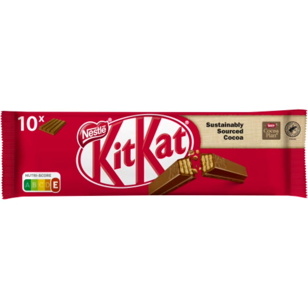 Nestlé Kitkat Multipack - Crispy Wafer covered in Rich Milk Chocolate 10p/415g