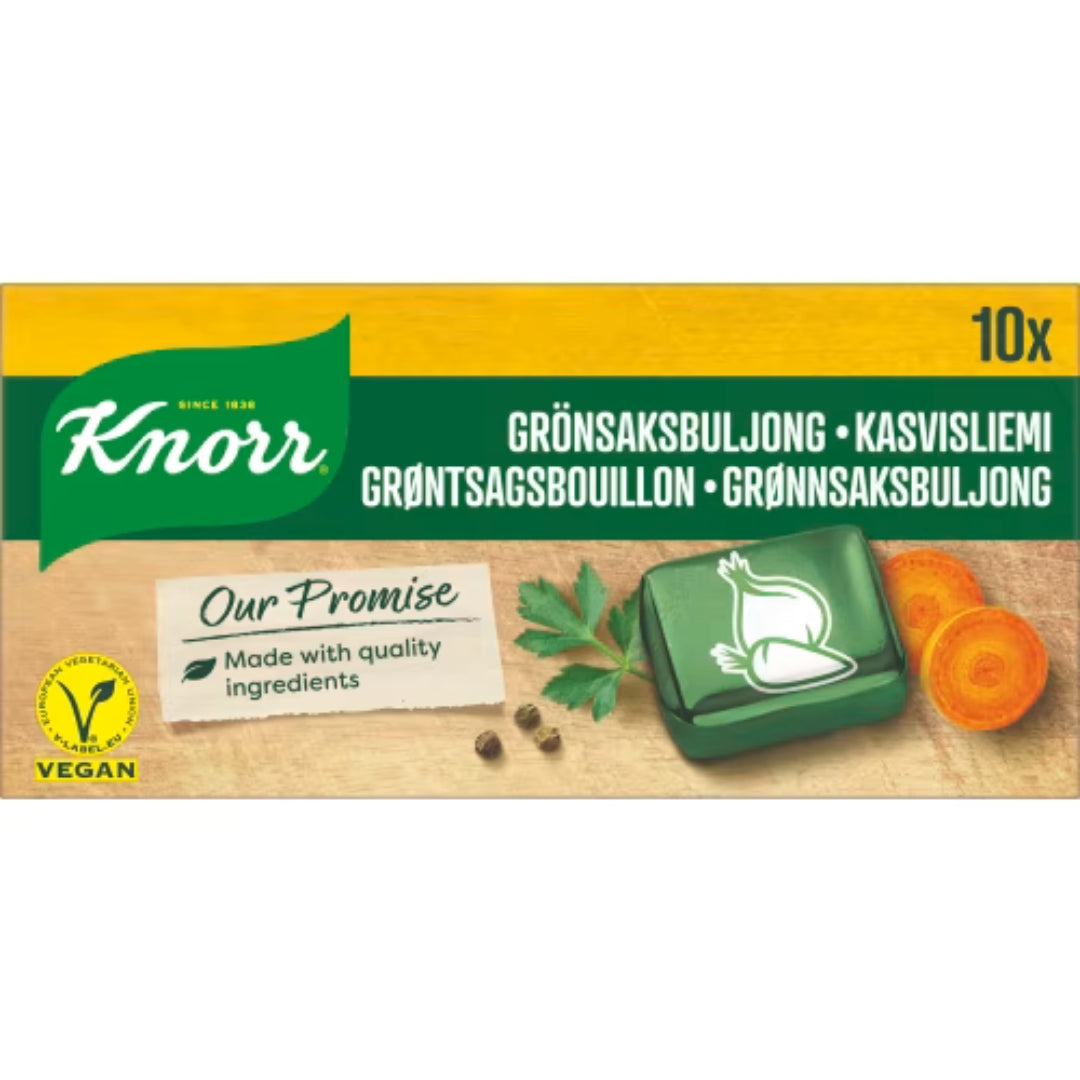 Knorr Grönsakbuljong Tärningar - Vegetable Bouillon Cube 10p/5l