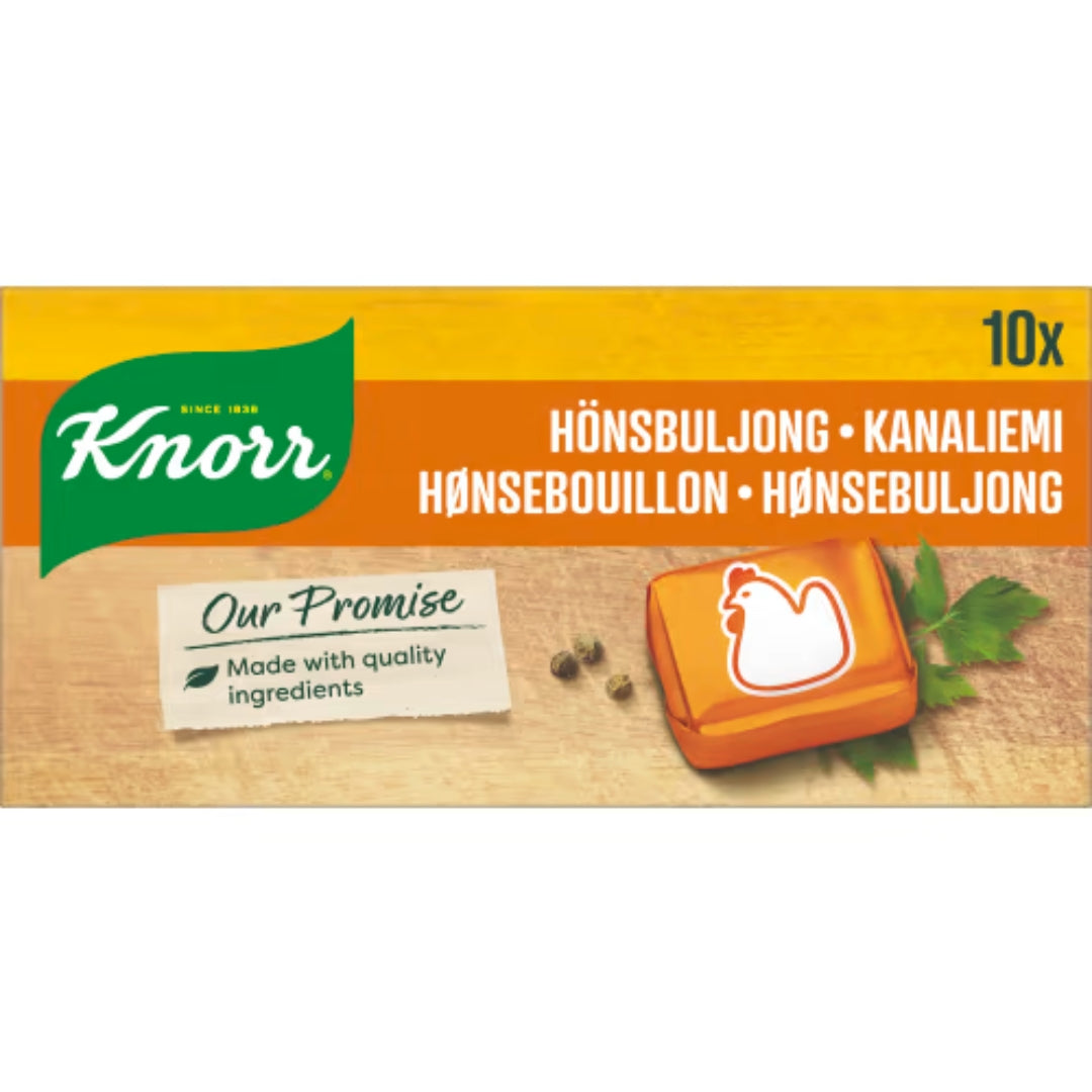 Knorr Hönsbuljong Tärningar - Chicken Bouillon Cube 10p/5l