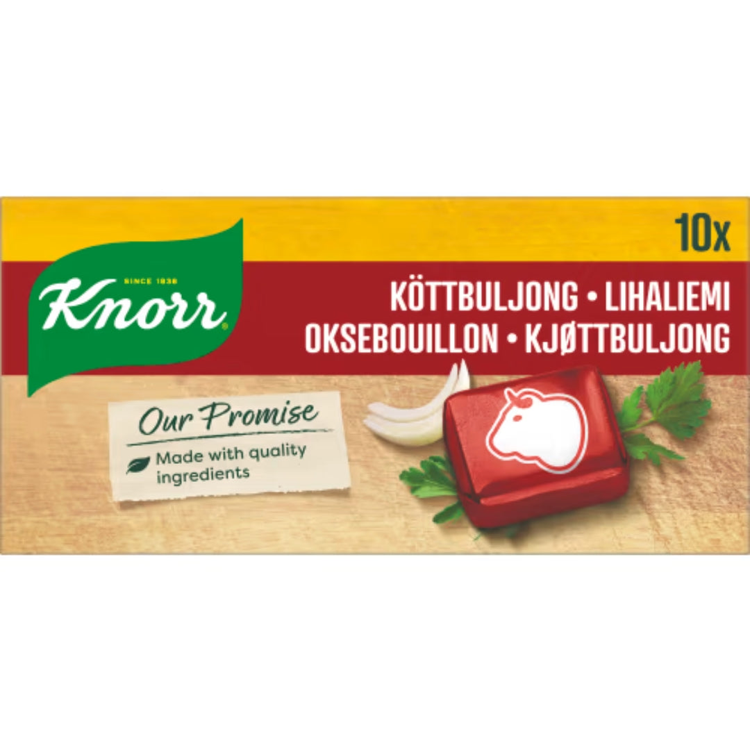Knorr Köttbuljong Tärningar - Meat Bouillon Cube 10p/5l