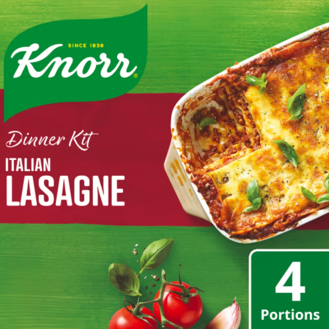 Knorr Lasagne Italian Dinnerkit 4 Port - Lasagne Meal Kit 262g