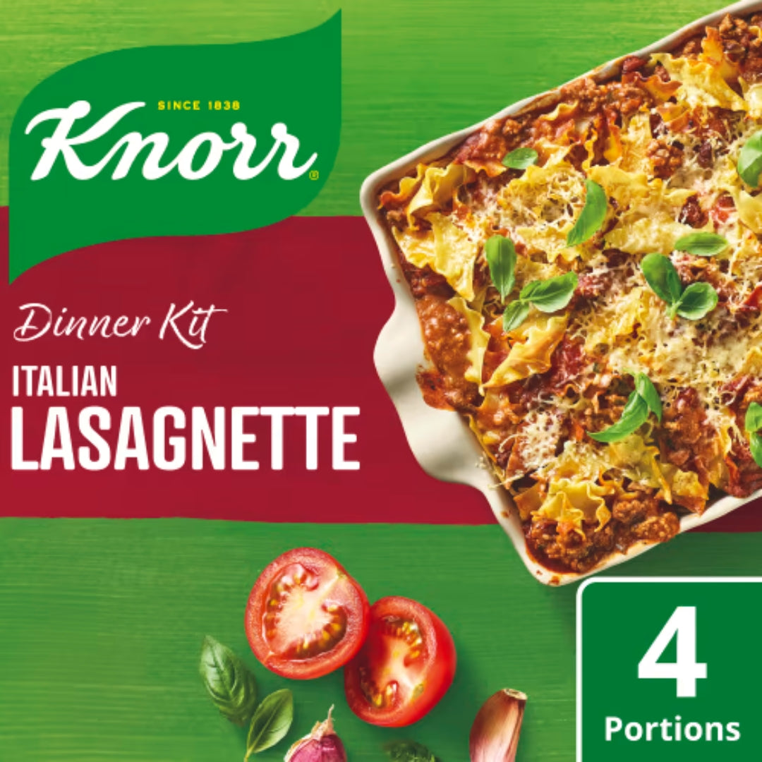Knorr Lasagnette Italian Dinnerkit 4port - Lasagnette Meal Kit 270g