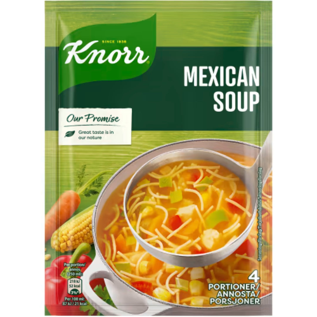 Knorr Mexicanasoppa Pulver/4 Port - Mexicana Instant Soup 64g