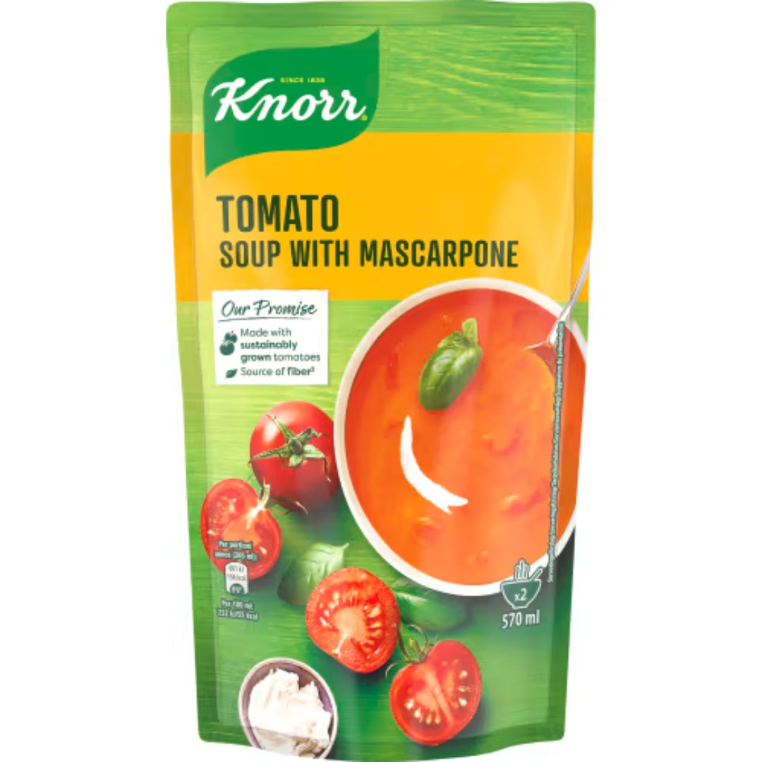 Knorr Tomato Soup With Mascarpone 2 Port - Tomato Soup with Mascarpone 570ml