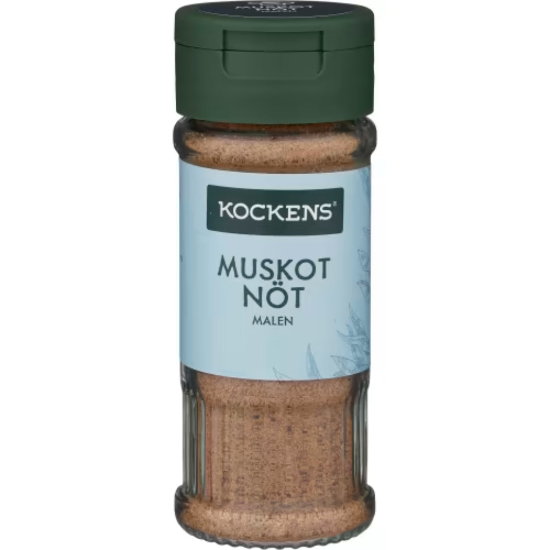 Kockens Muskotnöt Malen Burk - Nutmeg 40g