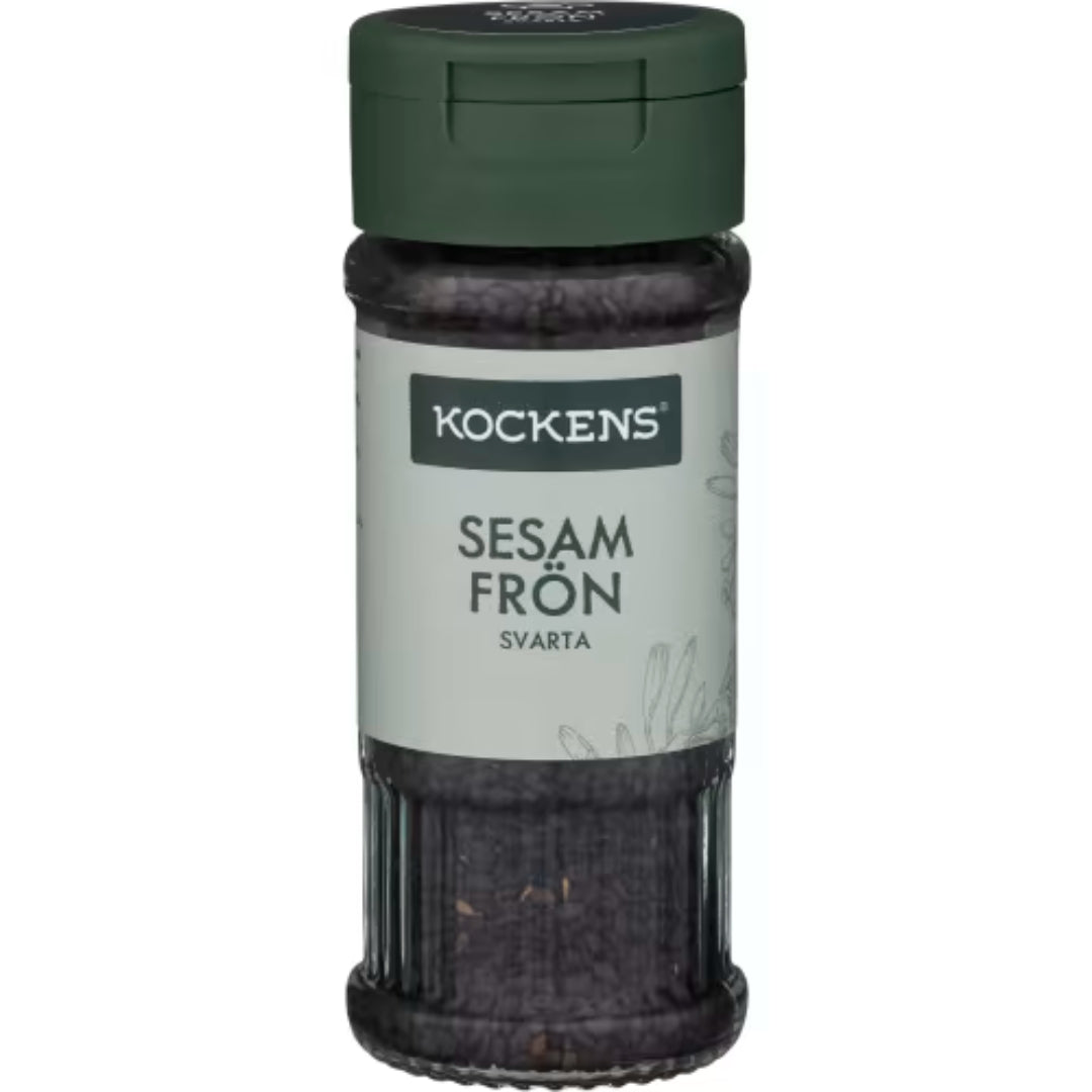 Kockens Sesamfrö Svarta Burk - Sesame Seeds 42g