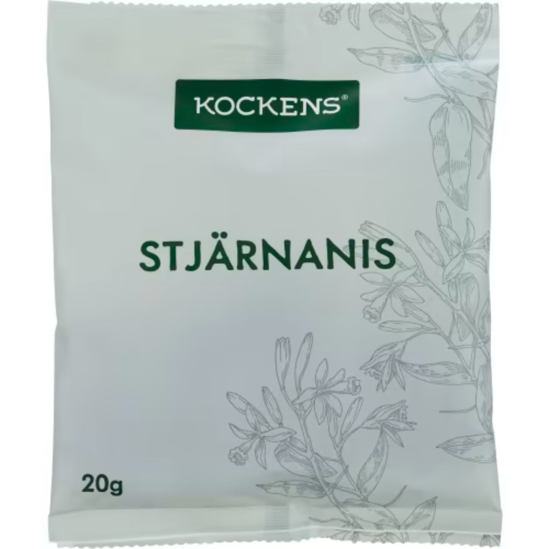 Kockens Stjärnanis Påse - Star Anise 20g