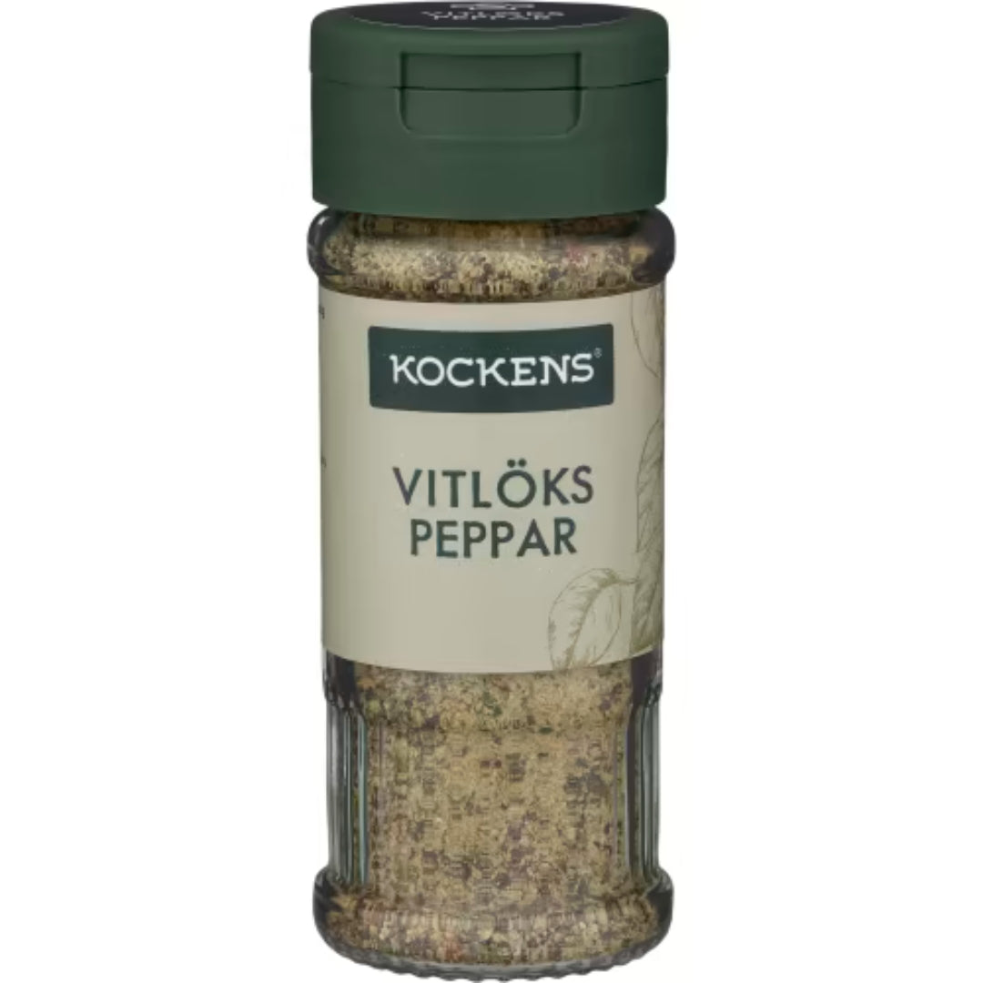 Kockens Vitlökspeppar Burk - Garlic Pepper 52g