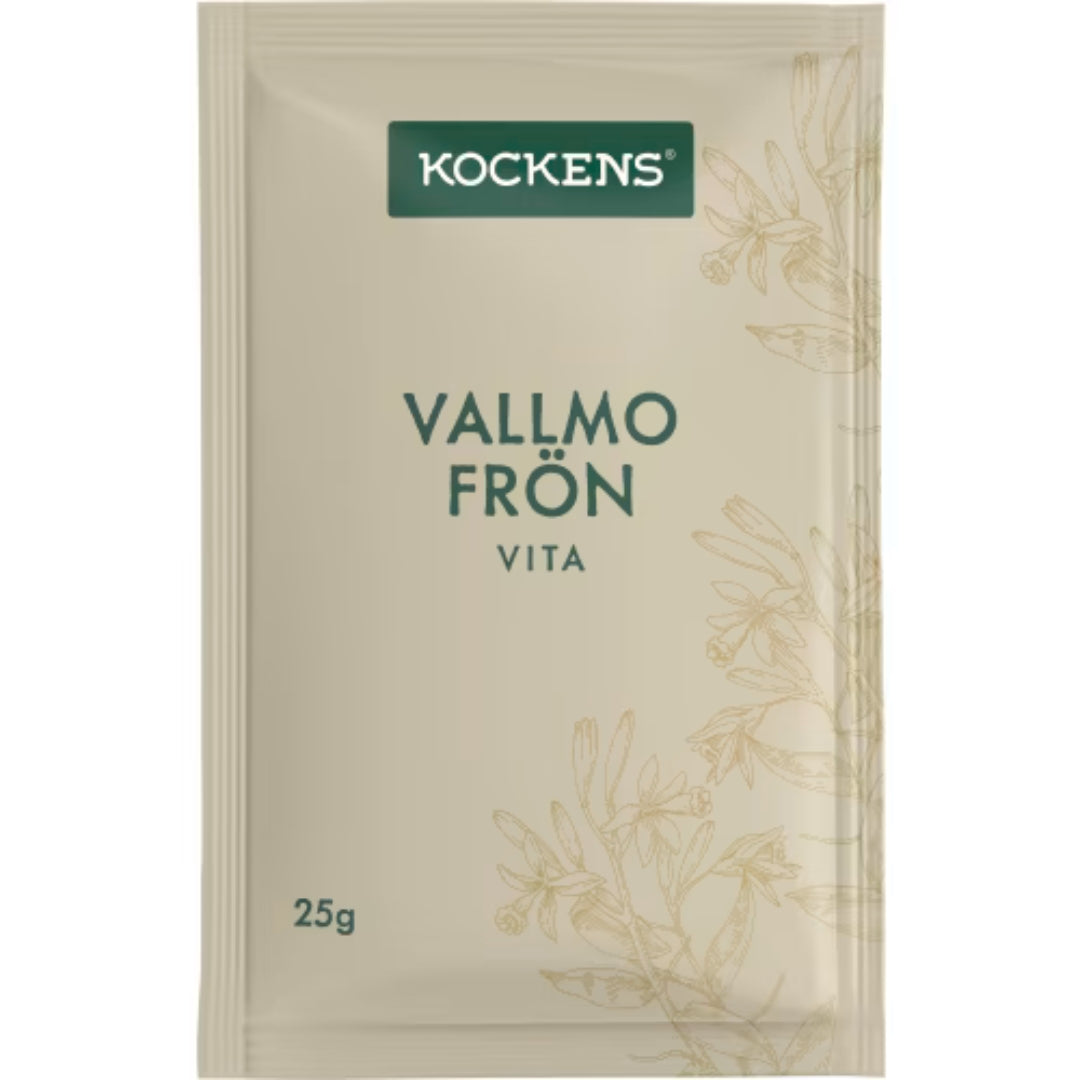 Kockens Vitt Vallmofrö Påse - Semi di papavero 25g