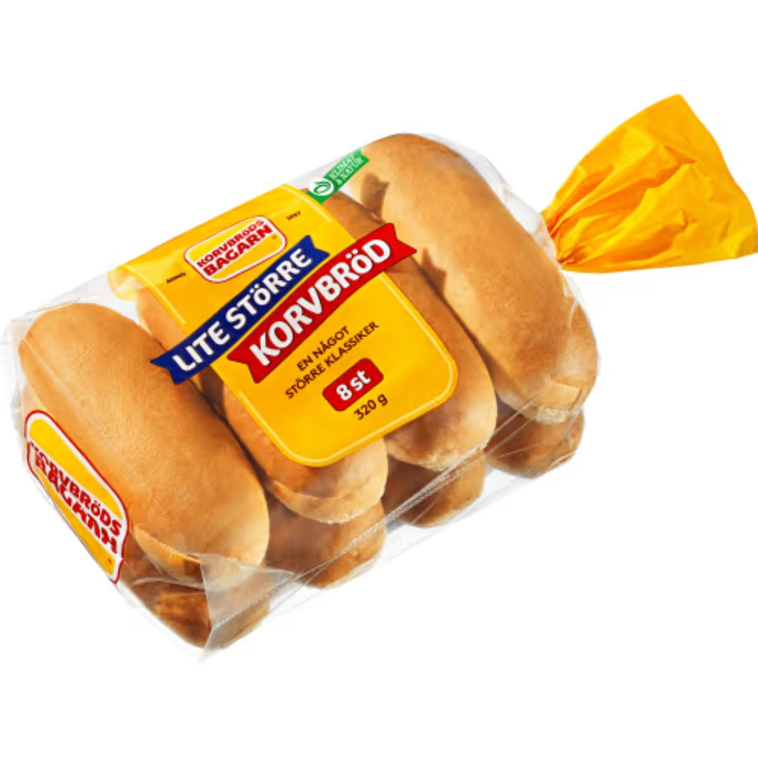 Korvbrödsbagarn Korvbröd 8-pack - Hot Dog Buns 320g