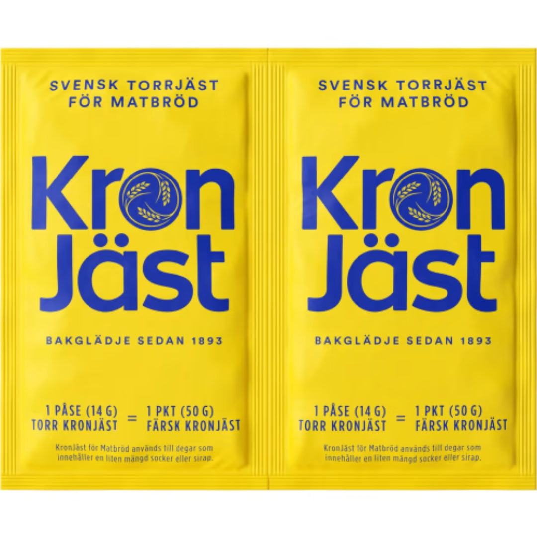Kronjäst Torrjäst Matbröd - Dried Yeast 2x14g