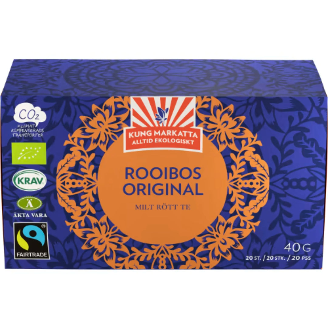 Kung Markatta Rooibos Milt Rött Te - TEA ORGANICA ROOIBOS 20P