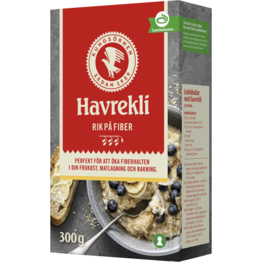 Kungsörnen Havrekli - Oat Bran 300g