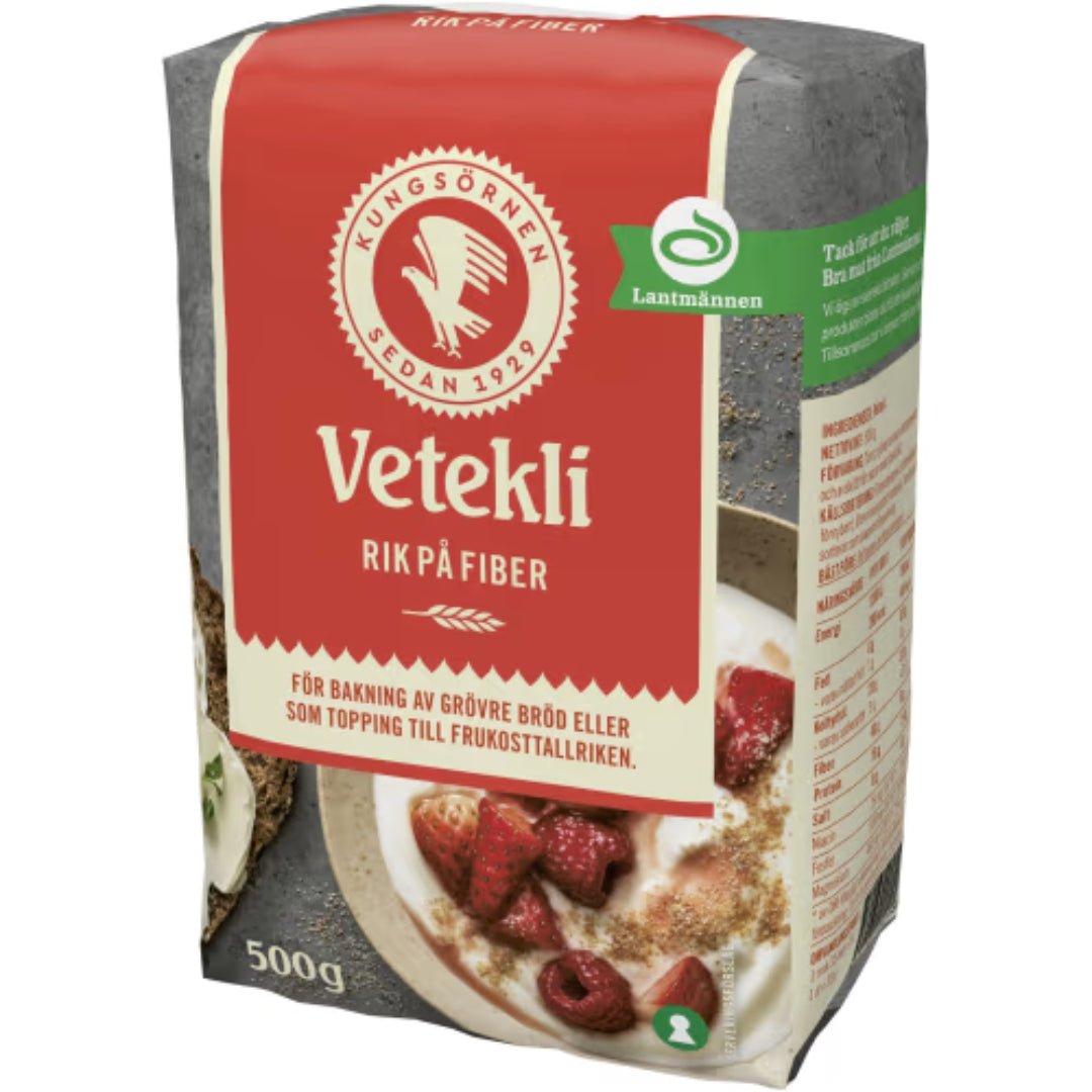 Kungsörnen Vetekli - Wheat Bran 500g