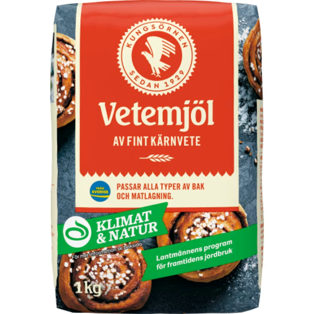 Kungsörnen Vetemjöl - Wheat Flour 1kg