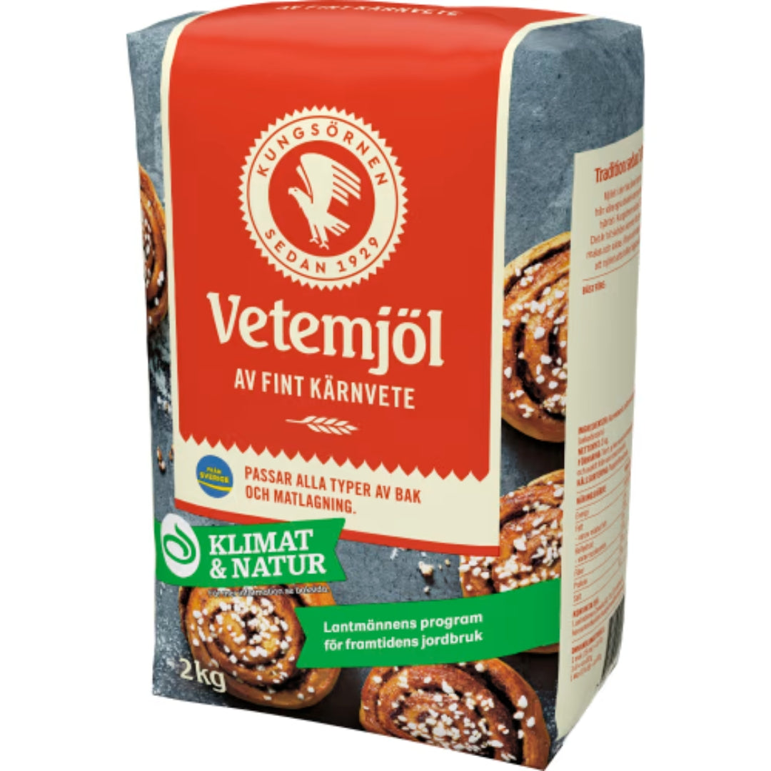 Kungsörnen Vetemjöl - Wheat Flour 2kg
