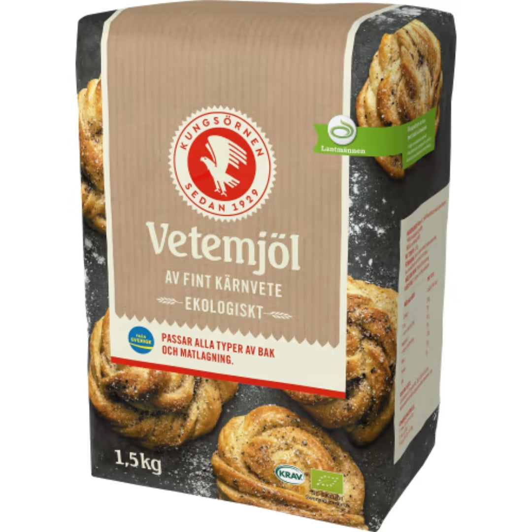 Kungsörnen Vetemjöl - Wheat Flour Eko 1.5kg