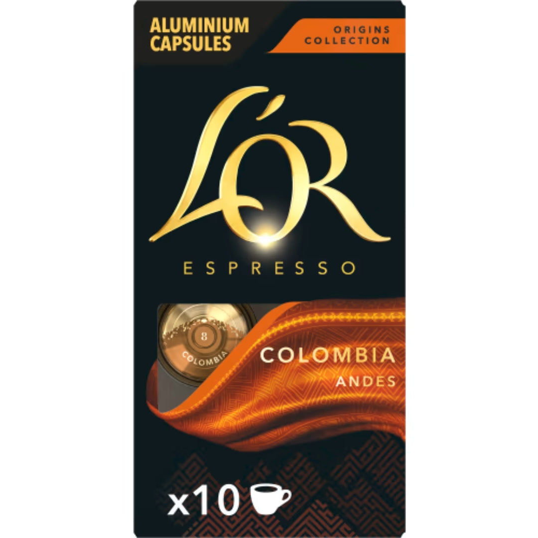 L'or Colombia 8 Andes Kaffekapslar - Coffee Capsules 10p