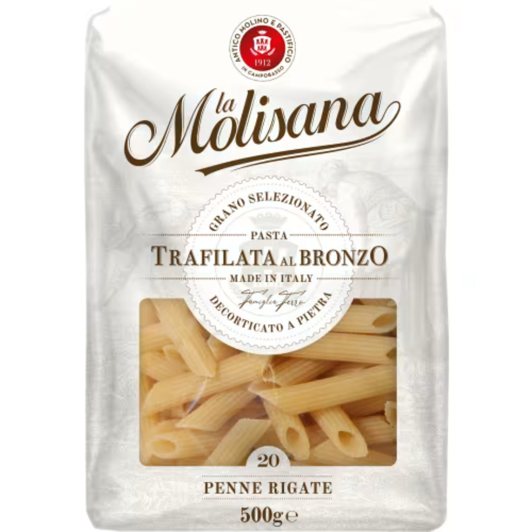 La Molisana Penne Rigate Pasta - Penne Rigate Pasta 500g